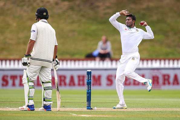 Shakib Al Hasan picked up his 450th international wicket during the second day's play.