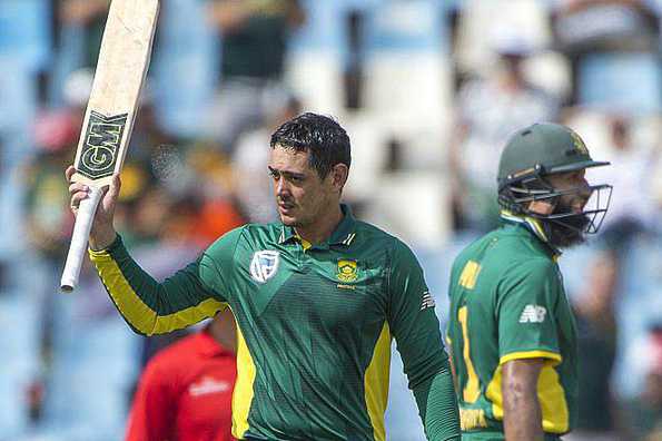 Quinton de Kock and Hashim Amla were involved in a super opening stand