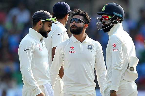 Jadeja removed Soumya Sarkar to end the 60-run second wicket stand.