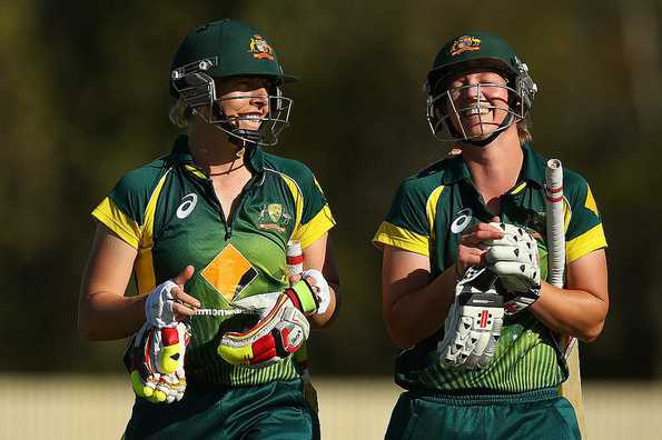 Meg Lanning and Elyse Villani starred in Australia's victory in the opening T20I