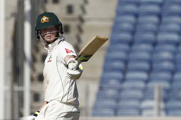 Steve Smith led from the front in the Pune Test, applying brilliant pyrotechnic, en route his first hundred on Indian soil.