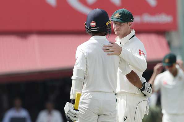 Smith apologised for letting emotions get the better of him