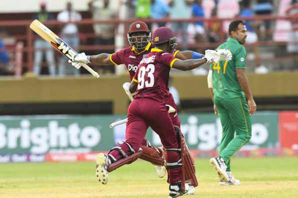 Coming in to bat at number five, Jason Mohammed struck three sixes and 11 fours to script a miraculous come-from-behind win