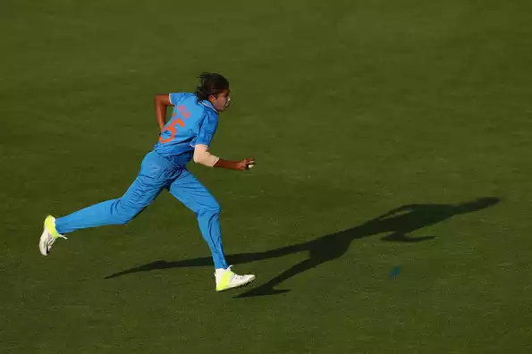 Jhulan Goswami overtook the tally of Australia's Cathryn Fitzpatrick