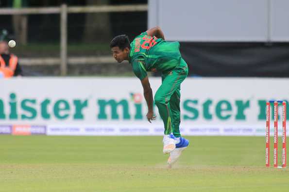 Mustafizur picked up four wickets as Ireland folded for 181.