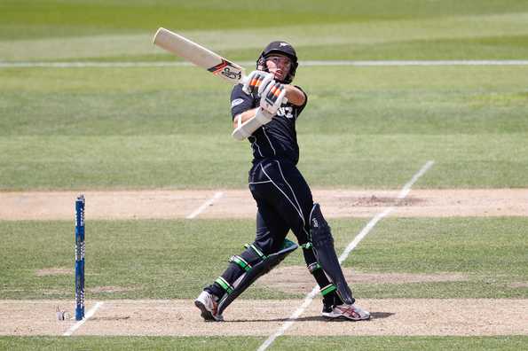 Tom Latham top scored with 104 for New Zealand