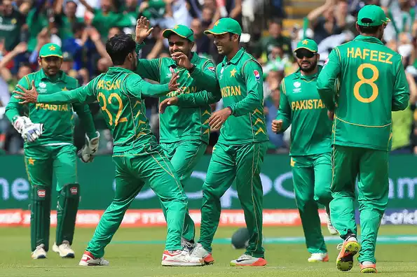 A typical Hasan Ali celebration.