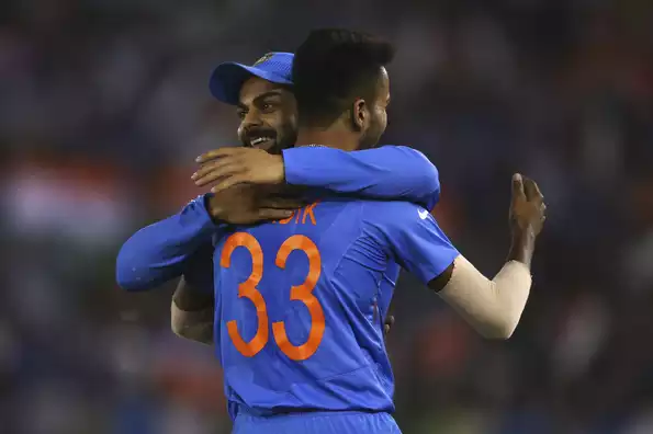 Virat Kohli was pleased about the balance brought about in the eleven by Hardik Pandya