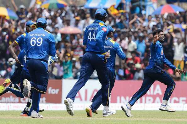 Wanidu Hasaranga became the third player to pick up a hat-trick on ODI debut