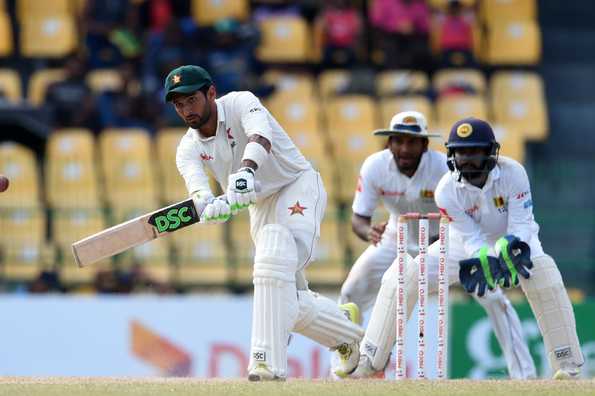 Raza's unbeaten 97 helped Zimbabwe take 262-run lead.