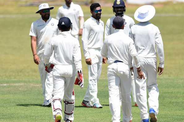 Ravindra Jadeja and Kuldeep Yadav had a brilliant opening day on their tour of Sri Lanka snaring seven wickets in the practice game