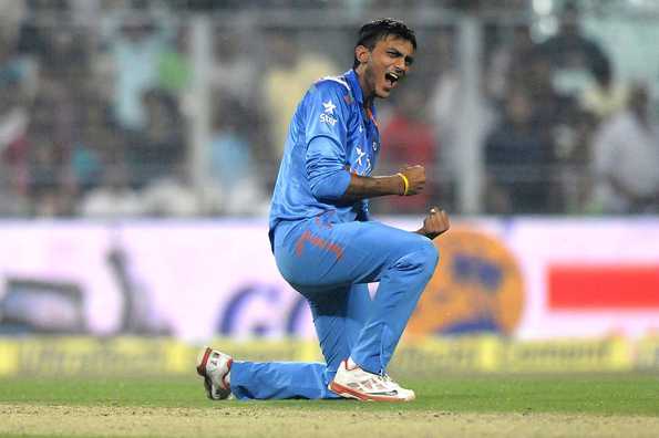 Axar Patel struck twice in quick succession to dismiss Ahmadi and Nasir Jamal.