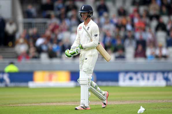 Keaton Jennings struggled throughout, passing 20 just twice in eight innings.