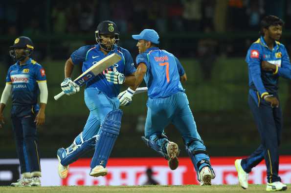 The assured manner in which Dhoni went about his game, provided solid support to Rohit who was doing most of the boundary scoring.