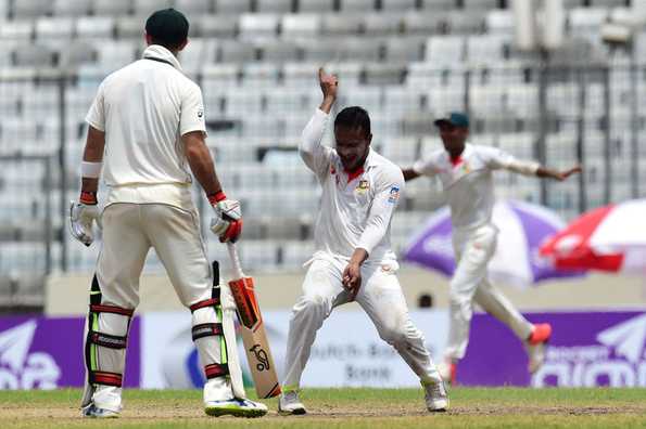 Shakib Al Hasan bagged a 10-wicket haul in the match