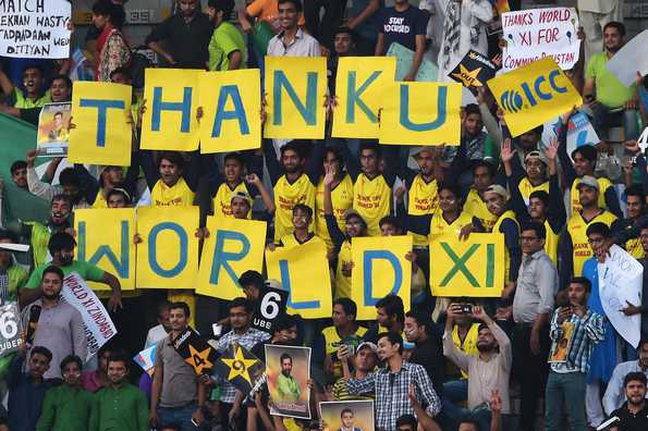 World XI series finale was all about simple joys of watching cricket for the Pakistani fans.