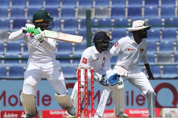 Haris took 161 balls for his 76 in the first innings. 