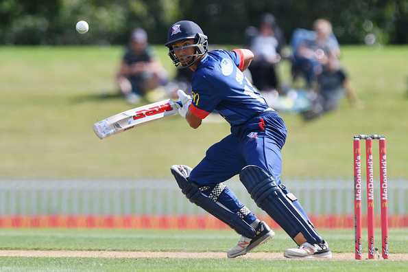 Sean Solia cracked a hundred on his List A debut for Auckland Aces