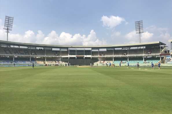 Despite bright sunshine on Sunday, the outfield was deemed unfit for the game.