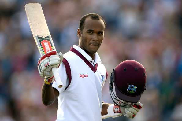 Brathwaite notched up his 14th Test half-century.