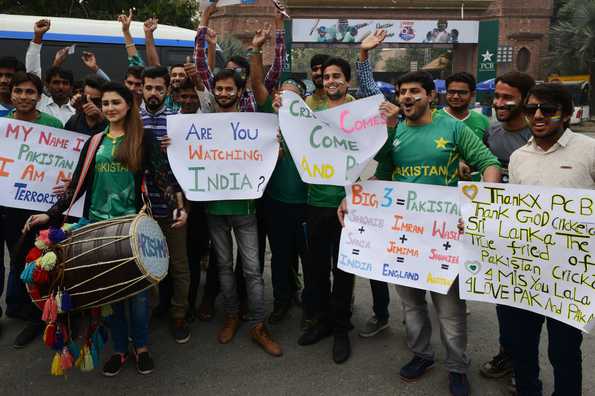 The tickets for the Lahore T20I were sold out two days in advance.