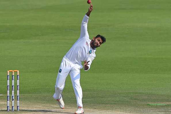 Devendra Bishoo's strikes helped Windies take early control on Day 2.