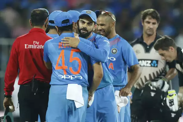 India complete series win with six-run victory