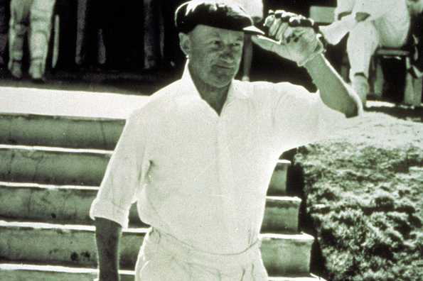 The legendary Donald Bradman is the captain of the Australian Ashes All Time XI