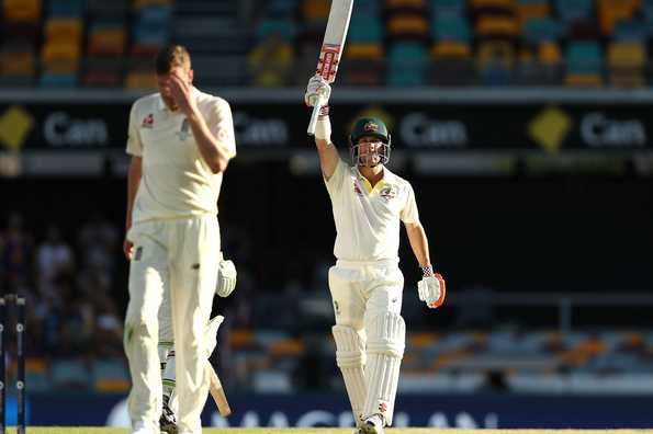 Warner's fifty leaves Australia with just 56 more needed on the final day