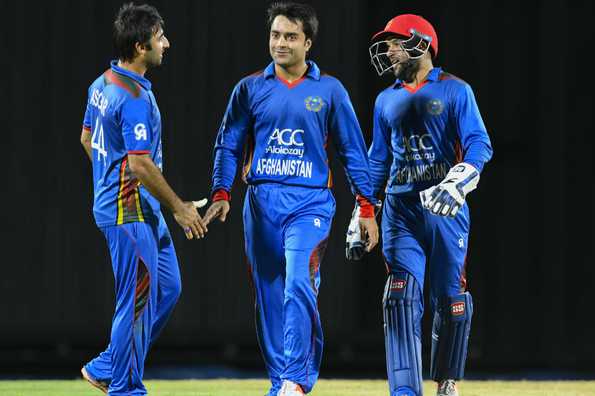 Rashid hit a crucial 48 before picking up three wickets in Afghanistan's big win.