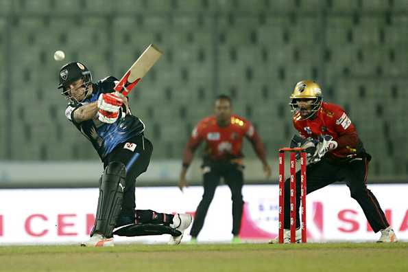 Brendon McCullum his nine sixes in his 46-ball 78