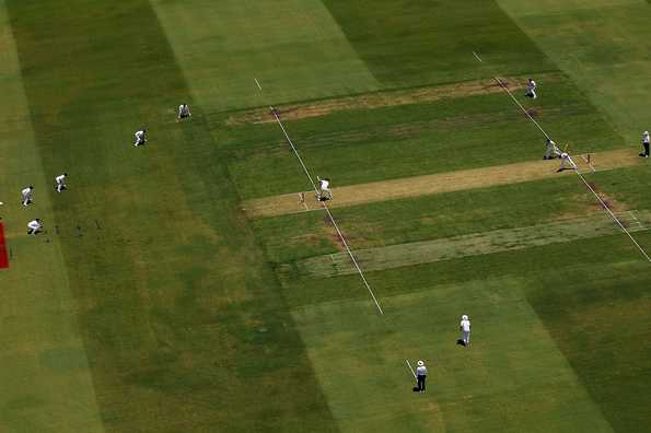 The bounce at WACA forced keepers to stand a few yards behind