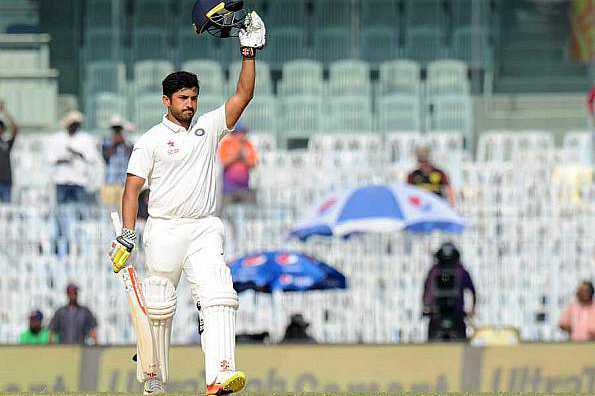 Karun Nair scored an unbeaten 148 to help Karnataka secure an important 109-run lead.