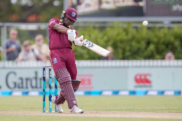 Evin Lewis cracked a 100-ball 76