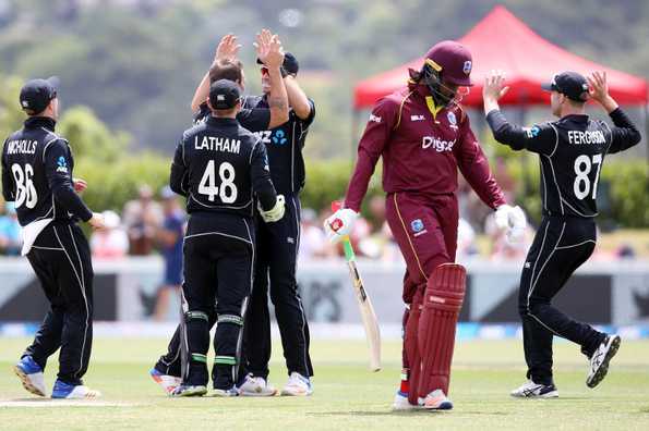 Chris Gayle did not take the field due to illness when the Windies were bowling in the opening ODI.