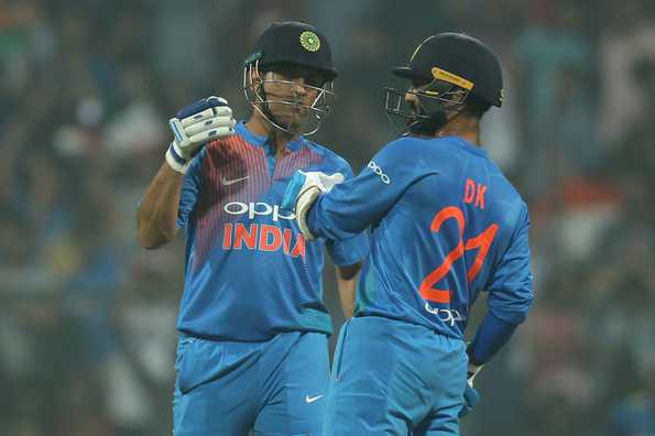 MS Dhoni scored a boundary to help India win in the final over