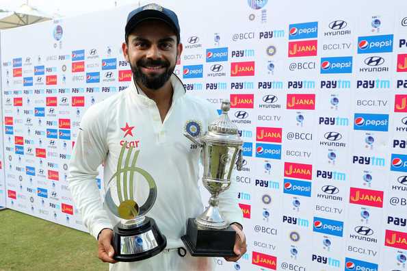 Virat Kohli's 14 wins is the most by an Indian captain after 22 games at the helm.