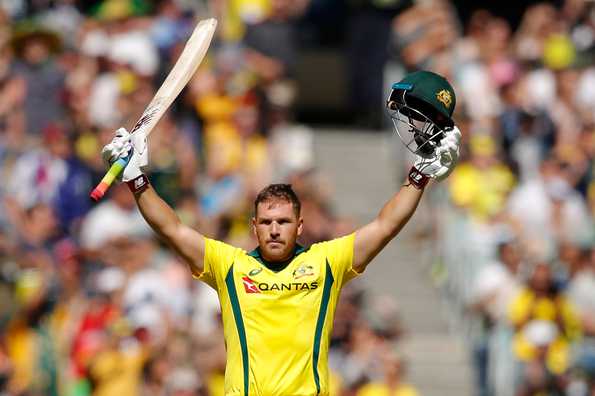 Finch hit his 9th ODI ton