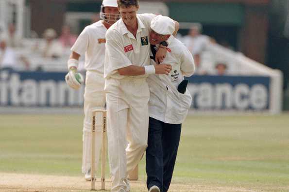 De Villiers loved his share of fun on the cricket field (with umpire Dickie Bird in this picture)