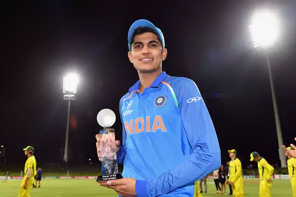 Shubman Gill was adjudged as the Player of the Tournament for his fine performances