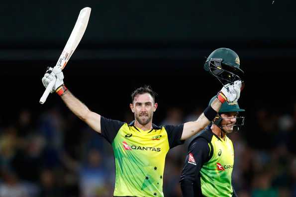 Glenn Maxwell compiled a complete show, registering figures of 3 for 10 before smashing a 59-ball 103.