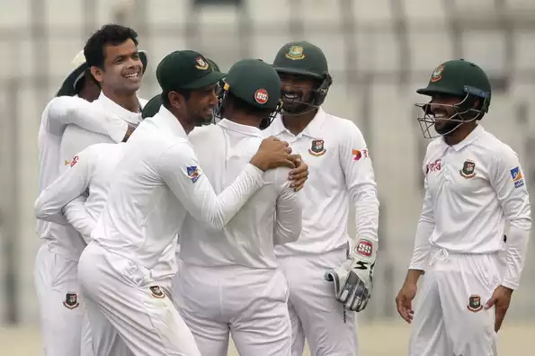 Abdur Razzak earned a national recall after four years and returned figures of 4 for 63 on Day 1.