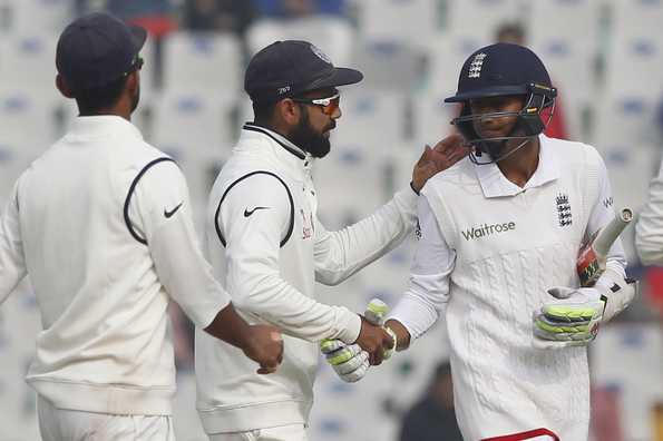 Hameed suffered a finger injury after he was hit on the hand by a Umesh Yadav delivery in the first innings