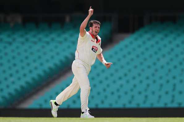 Worrall bowled a fine spell of 4 for 17 for South Australia