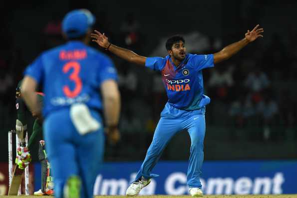 Despite a couple of dropped catches off his bowling, Vijay Shankar came back well to pick up two wickets