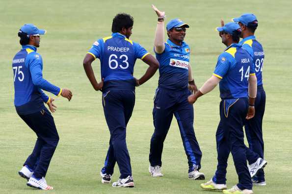 Sri Lanka picked up wickets at regular intervals to keep the opposition in check