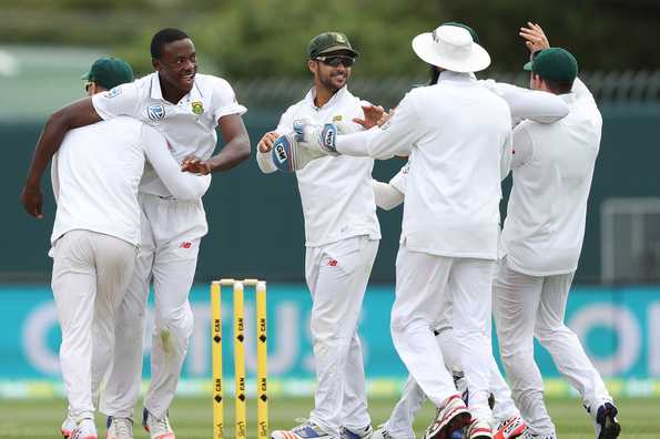 South Africa took an unassailable 2-0 lead with an innings victory in the Hobart Test