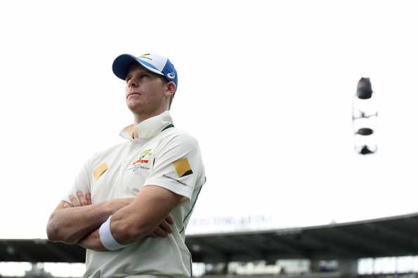 Steven Smith was the only Australian batsman who fought in both innings of the Hobart Test