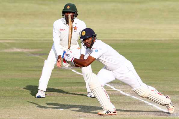 Dimuth Karunaratne got out for 88, not before enabling Sri Lanka post a mammoth target