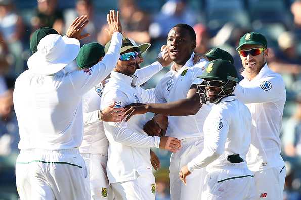 Rabada lit up the WACA with a scintillating spell late on day four.